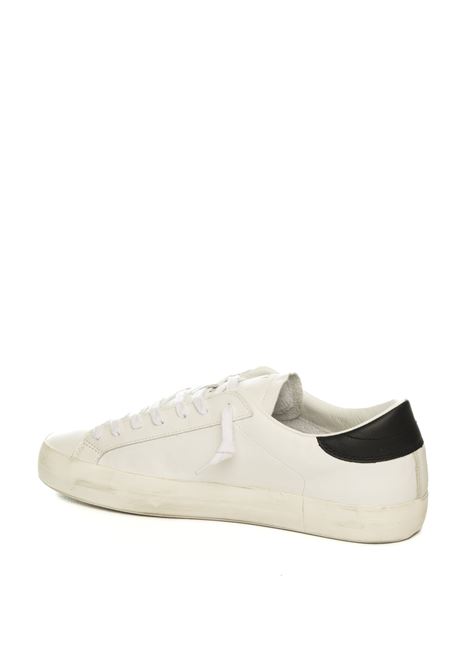 sneaker hill low bianco/nero D.A.T.E. | HILL LOW UCALF-WHI/BLACK